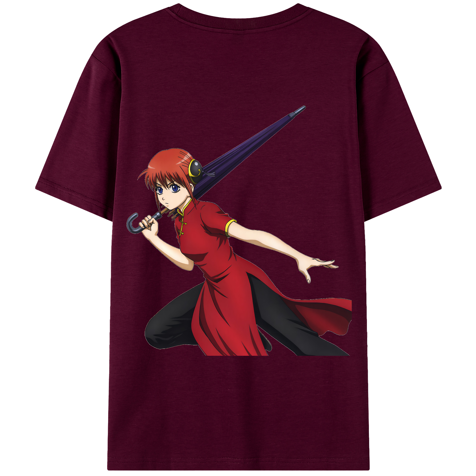 （画像用） ぎんたま 坂田銀時（さかたぎんとき） 神楽 志村新八（しむら しんぱち） GINTAMA Sakata Gintoki Kagura Shimura Shinpachi レディース半袖Tシャツ(バックプリント)